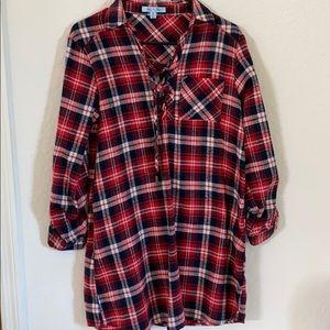 Americana flannel dress